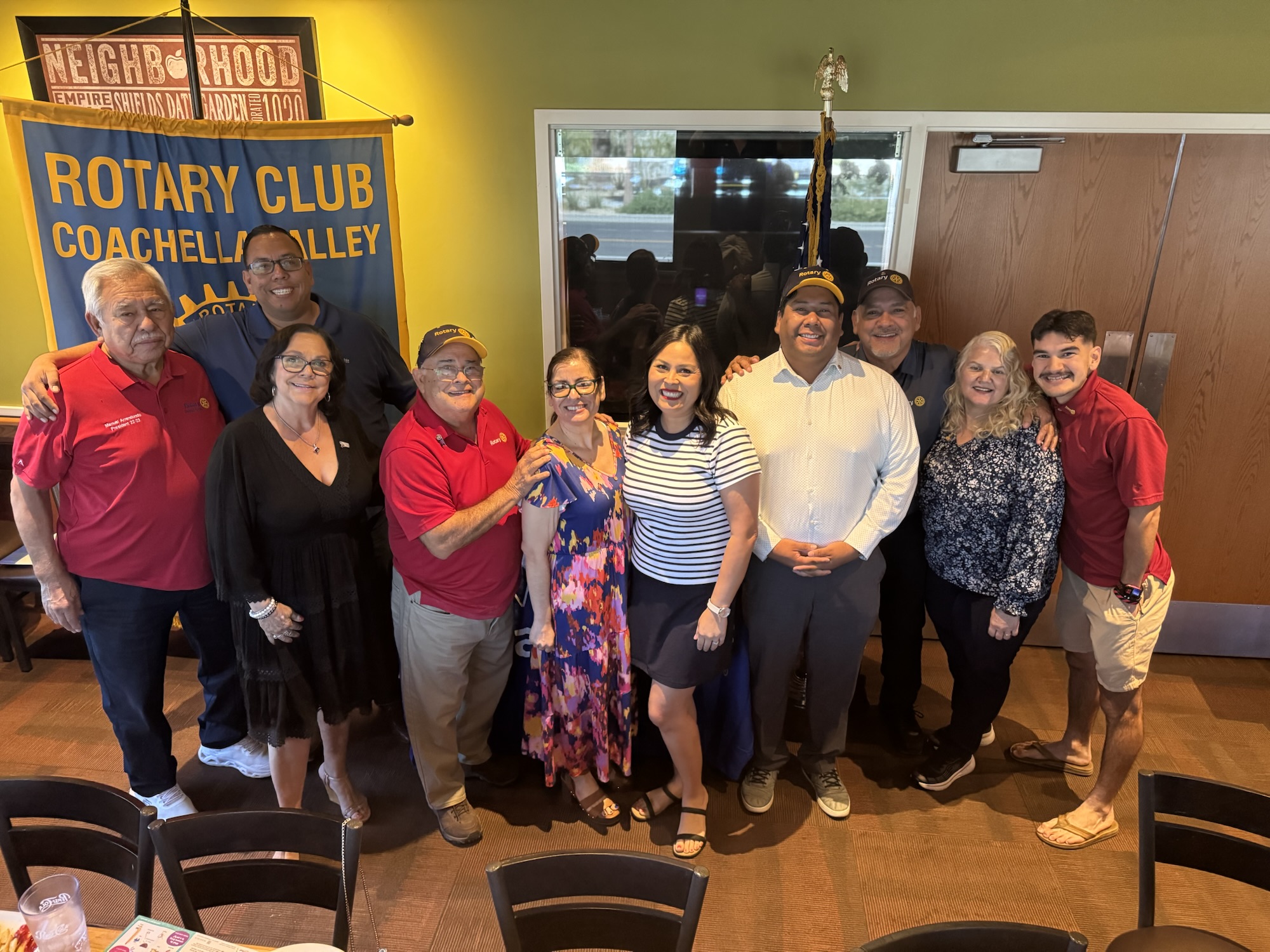 Rotary Club of Coachella Valley members group photo